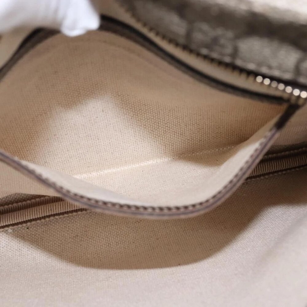 GUCCI GG Supreme Shoulder Bag PVC Beige Gold 201538 Auth BA5706 - Picture 13 of 16